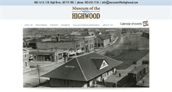 Desktop Screenshot of museumofthehighwood.com