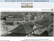Tablet Screenshot of museumofthehighwood.com